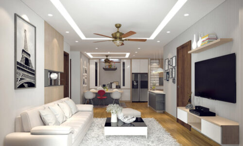 Lưu ý khi kết hợp ánh sáng đèn led âm trần phòng khách